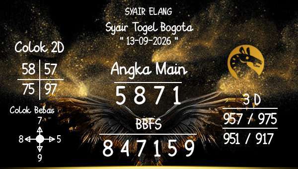 SYAIR ELANG - Syair Togel Bogota