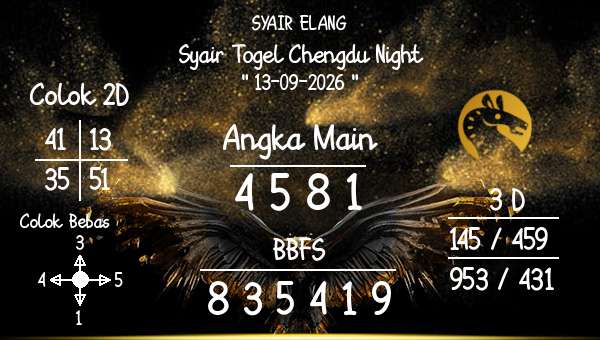 SYAIR ELANG - Syair Togel Chengdu Night