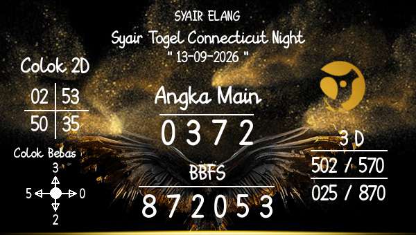 SYAIR ELANG - Syair Togel Connecticut Night