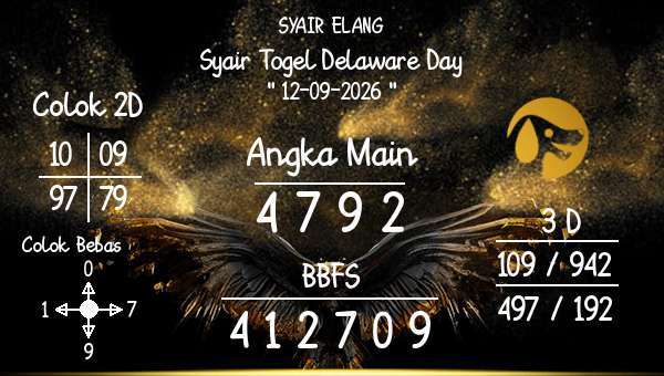SYAIR ELANG - Syair Togel Delaware Day
