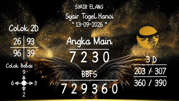 SYAIR ELANG - Syair Togel Hanoi