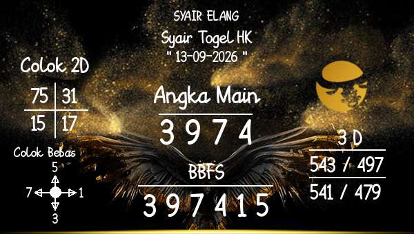 SYAIR ELANG - Syair Togel HK