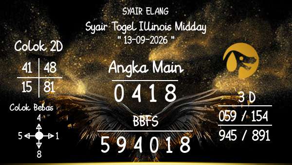 SYAIR ELANG - Syair Togel Illinois Midday