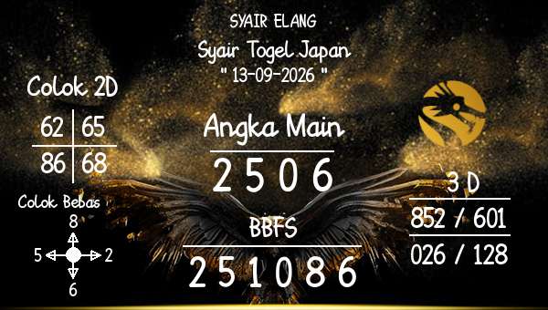 SYAIR ELANG - Syair Togel Japan