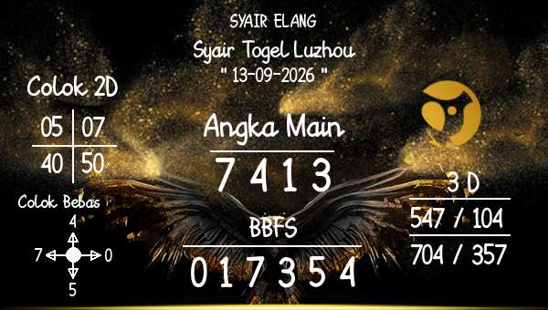SYAIR ELANG - Syair Togel Luzhou