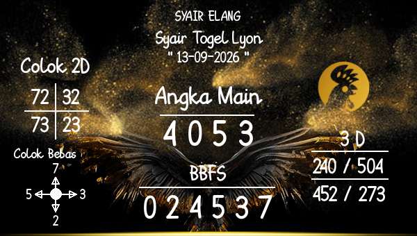 SYAIR ELANG - Syair Togel Lyon