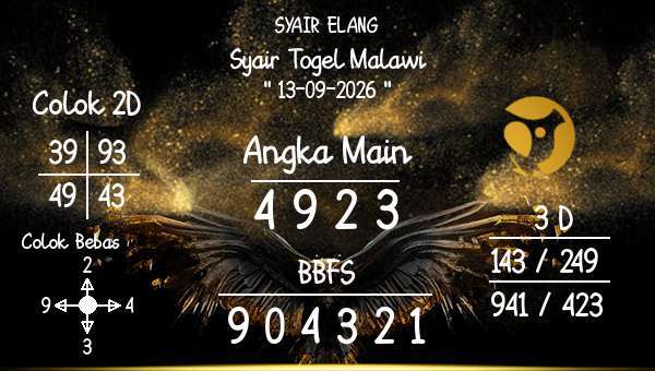 SYAIR ELANG - Syair Togel Malawi