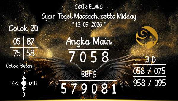 SYAIR ELANG - Syair Togel Massachusetts Midday