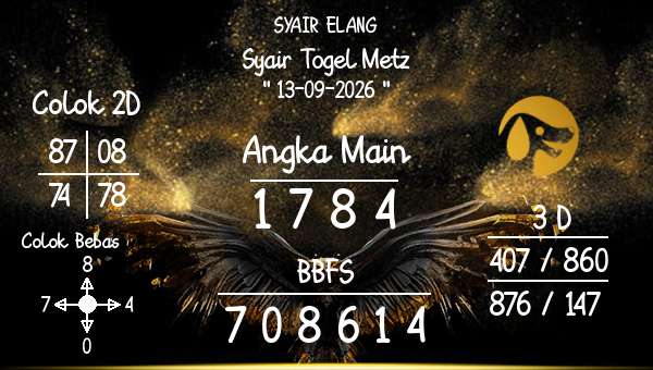 SYAIR ELANG - Syair Togel Metz