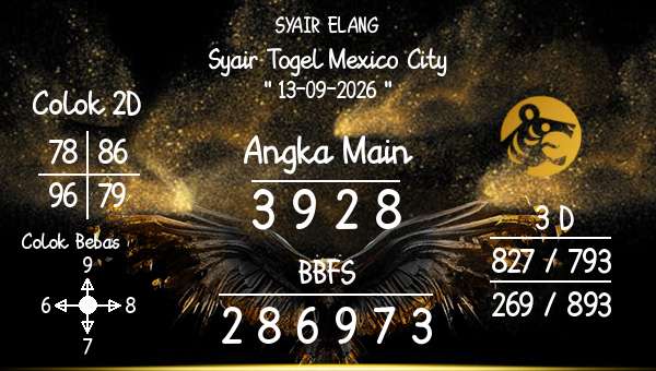 SYAIR ELANG - Syair Togel Mexico City