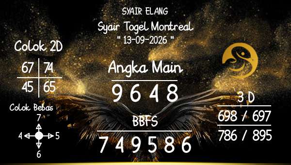 SYAIR ELANG - Syair Togel Montreal