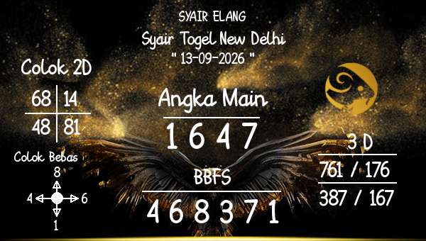 SYAIR ELANG - Syair Togel New Delhi