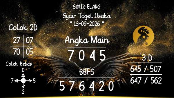 SYAIR ELANG - Syair Togel Osaka