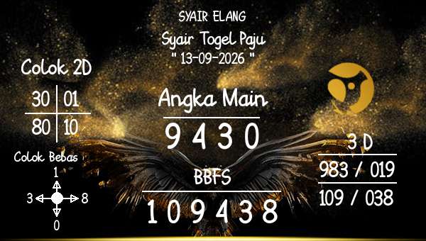 SYAIR ELANG - Syair Togel Paju