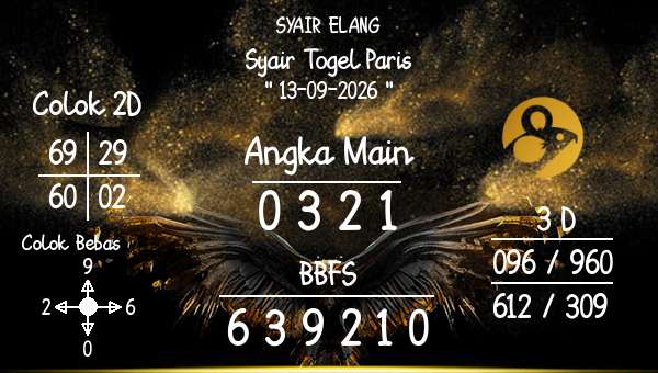 SYAIR ELANG - Syair Togel Paris