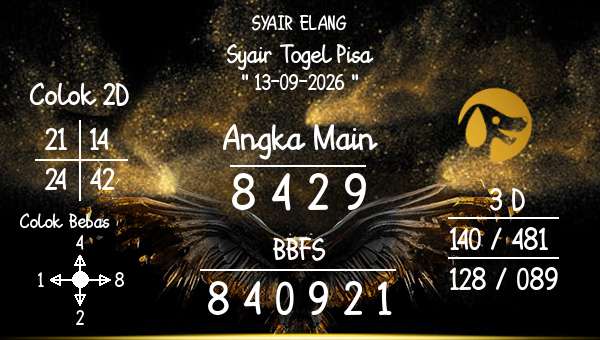 SYAIR ELANG - Syair Togel Pisa