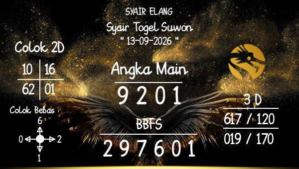 SYAIR ELANG - Syair Togel Suwon
