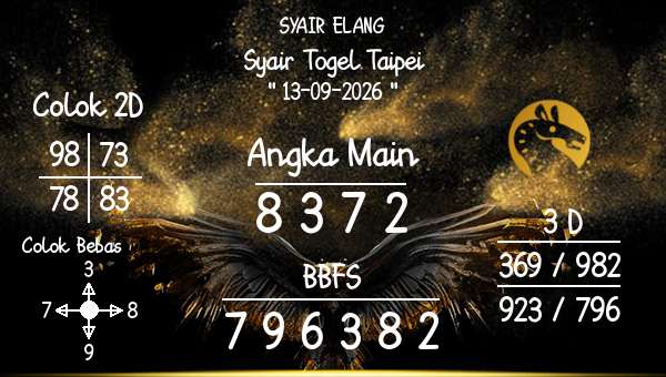 SYAIR ELANG - Syair Togel Taipei