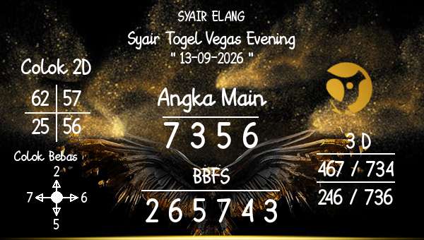 SYAIR ELANG - Syair Togel Vegas Evening