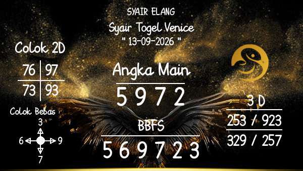 SYAIR ELANG - Syair Togel Venice