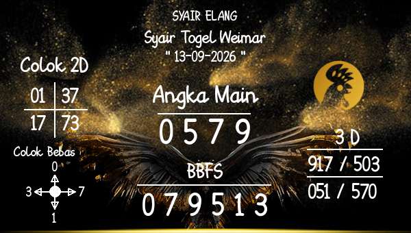 SYAIR ELANG - Syair Togel Weimar