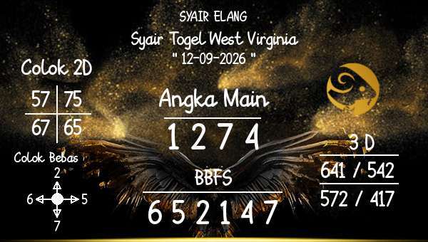 SYAIR ELANG - Syair Togel West Virginia