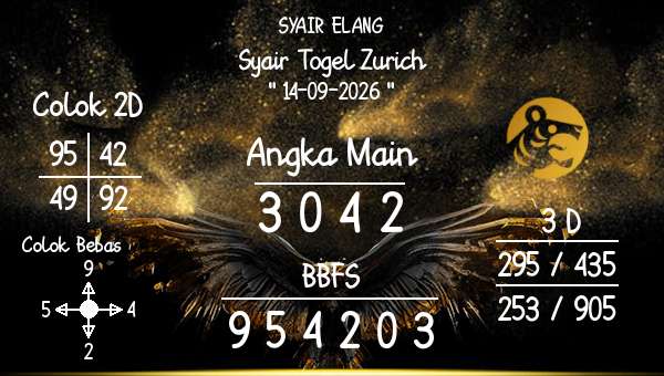 SYAIR ELANG - Syair Togel Zurich
