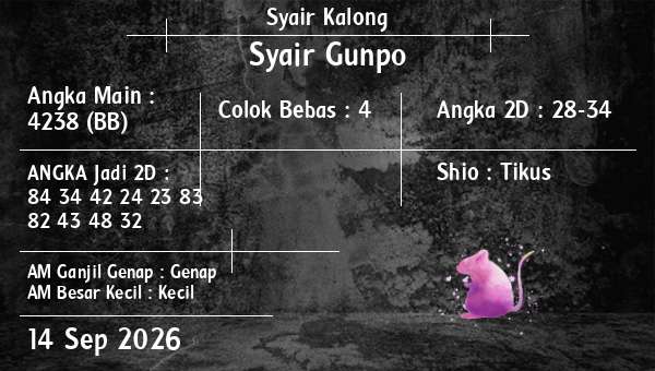 Syair Kalong - Syair Gunpo