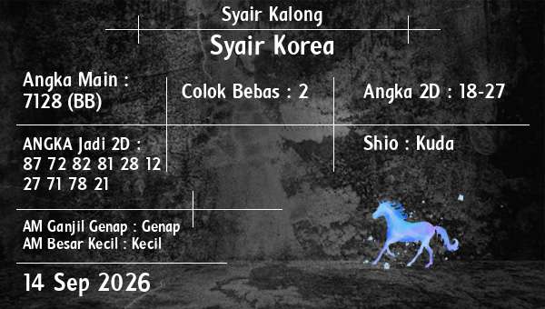 Syair Kalong - Syair Korea