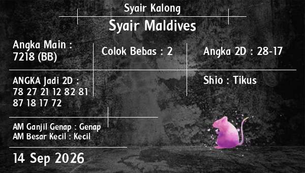 Syair Kalong - Syair Maldives