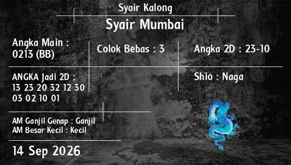 Syair Kalong - Syair Mumbai