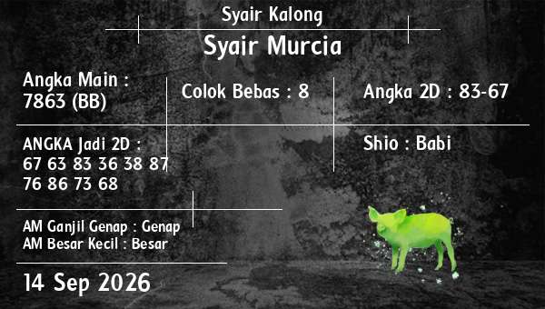 Syair Kalong - Syair Murcia