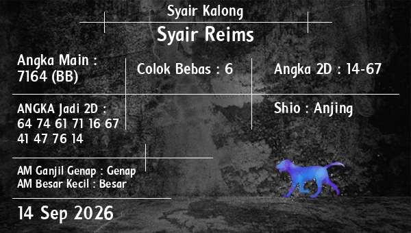 Syair Kalong - Syair Reims