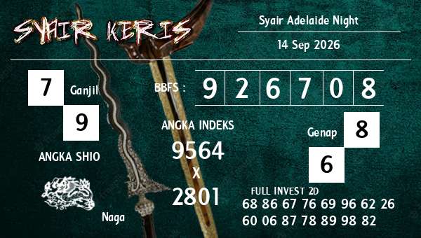 - Syair Adelaide Night