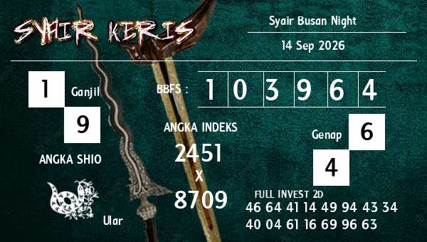  - Syair Busan Night