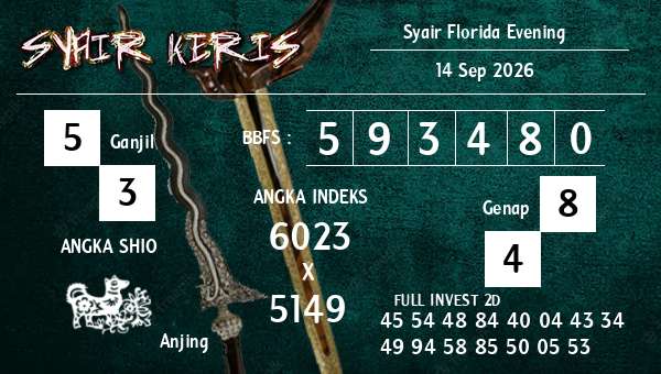 - Syair Florida Evening