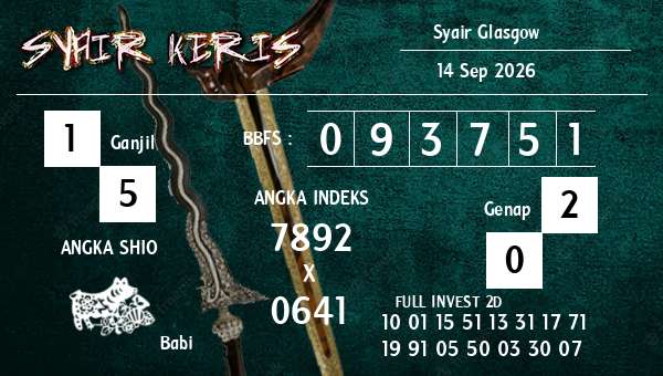  - Syair Glasgow