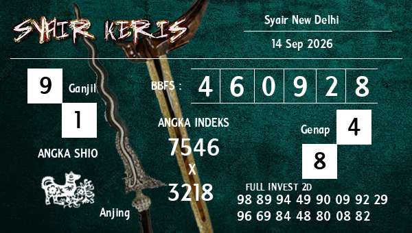  - Syair New Delhi