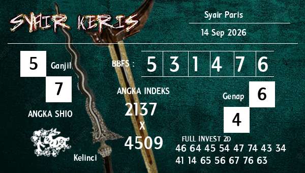  - Syair Paris