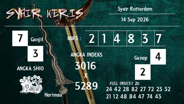  - Syair Rotterdam