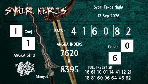- Syair Texas Night