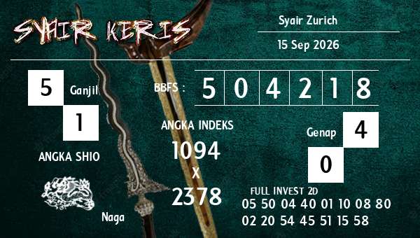 - Syair Zurich
