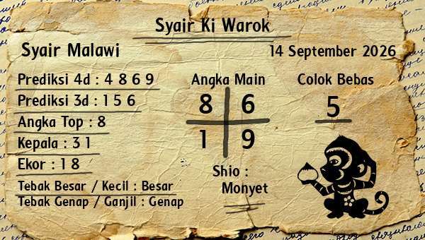 Syair Ki Warok - Syair Malawi