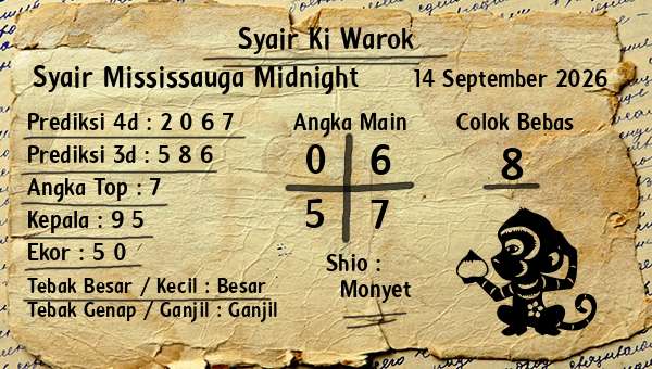Syair Ki Warok - Syair Mississauga Midnight