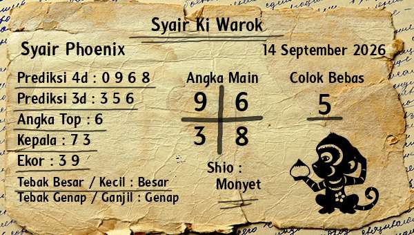 Syair Ki Warok - Syair Phoenix