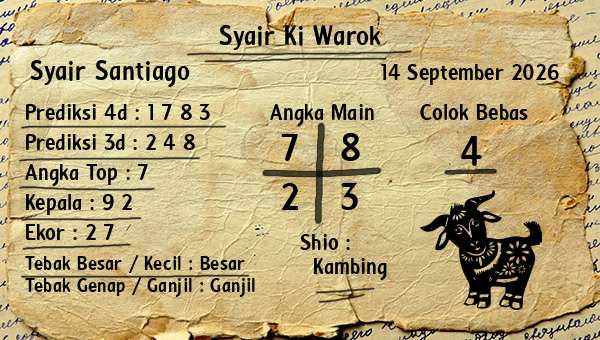 Syair Ki Warok - Syair Santiago