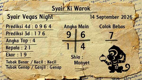 Syair Ki Warok - Syair Vegas Night