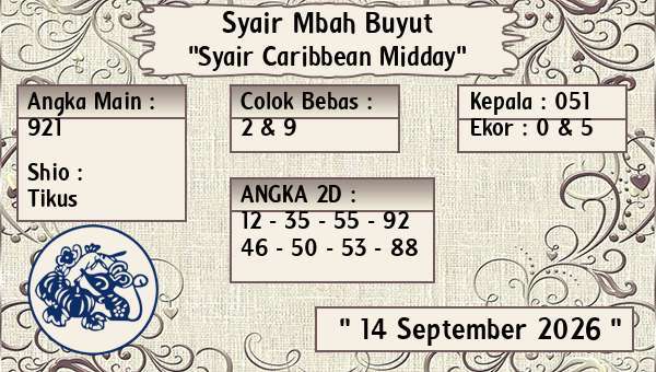 Syair Mbah Buyut - Syair Caribbean Midday