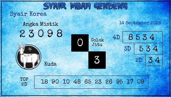- Syair Korea