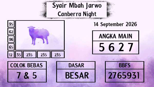Syair Mbah Jarwo - Canberra Night